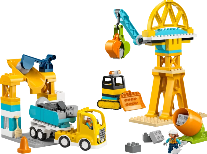 LEGO DUPLO - Baustelle mit Baufahrzeugen 3-in-1-Set