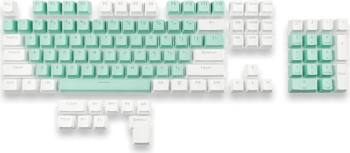 Mountain Mineral PBT Double-Shot Keycap Set