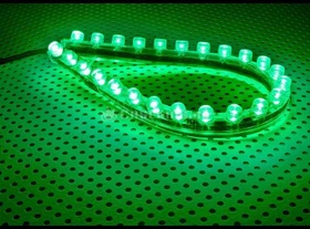Lamptron FlexLight, grün beleuchtet