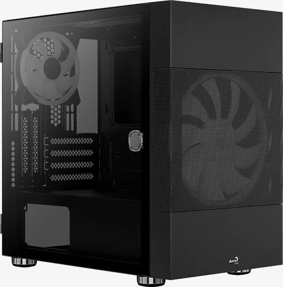 AeroCool Atomic, inkl. GPU-Halterung, Glasfenster