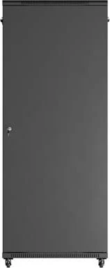 Lanberg 19" Rackschrank 42HE, freistehend, Flat Pack, Gitternetztür, IP20, RAL 9004, 1000mm tief