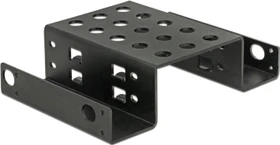 DeLOCK 5.25" auf 2x 2.5" Einbaurahmen, schwarz