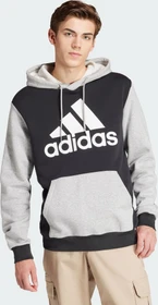 adidas Essentials Big Logo Hoodie black/medium grey heather (Herren)