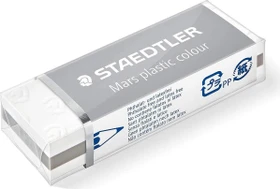 Staedtler Radierer Mars plastic colour, weiß/hellgrau