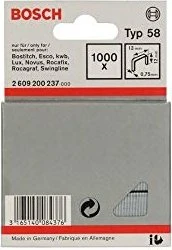 Bosch Professional Typ 58 Tacker-Klammern, 12x13mm, 1000 Stück