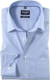 OLYMP Luxor New Kent Modern Fit Hemd langarm bleu (Herren)
