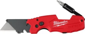 Milwaukee Fastback Klappmesser mit 1/4" Bit-Halter, rot