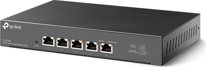 TP-Link TL-SX100 Desktop 10G Switch, 5x RJ-45