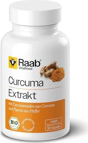 Raab Vitalfood Bio Curcuma Forte Kapseln, 90 Stück