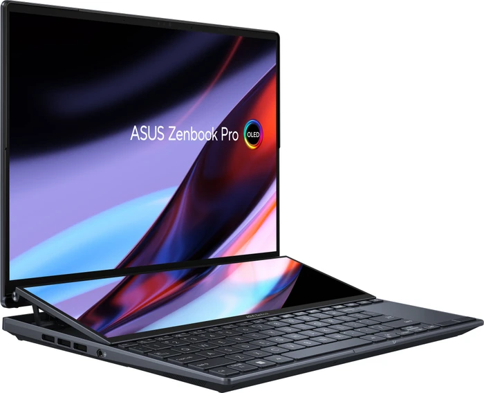 ASUS ZenBook Pro 14 Duo OLED UX8402VV-P1084X, Tech Black, Core i9-13900H, 32GB RAM, 1TB SSD, GeForce RTX 4060, DE