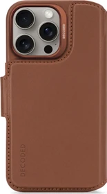 Decoded Leather Detachable Wallet Case für Apple iPhone 16 Pro Tan Brown
