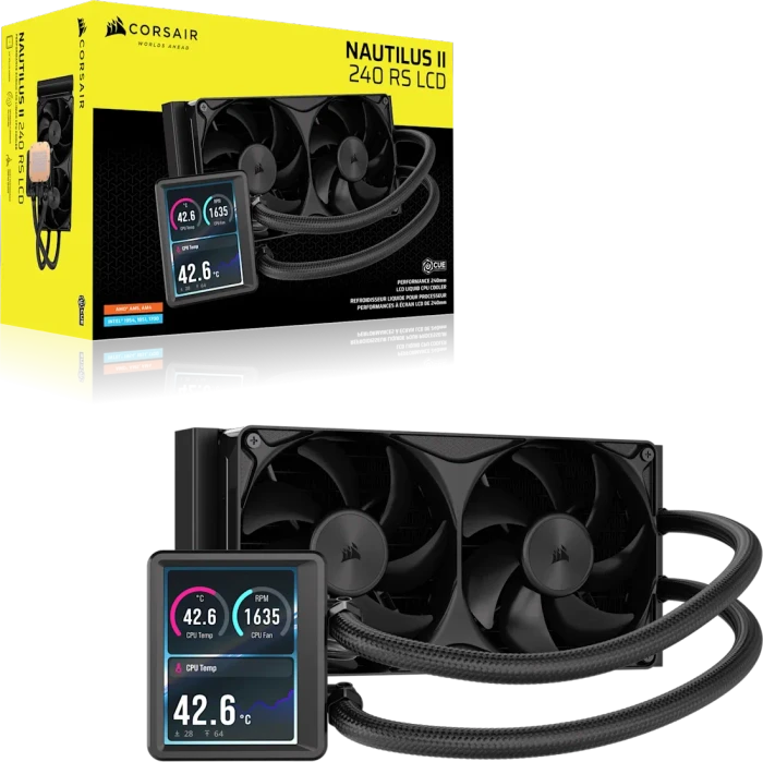 Corsair Nautilus II 240 RS LCD, schwarz