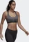 adidas Stronger For It Racer-Back Heather Sport-BH dark grey heather/black (Damen) Vorschaubild