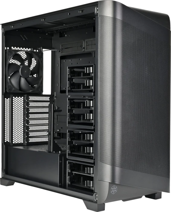 SilverStone Seta A2 Black, Glasfenster