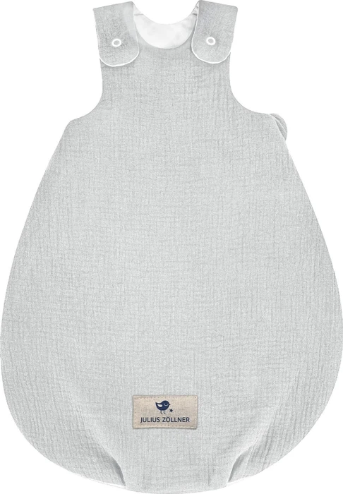 Julius Zöllner Musselin Schlafsack Gr.56/62, 2.5TOG grau