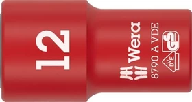 Wera 8790 A VDE Zyklop Außensechskant Steckschlüssel 1/4", 12x41mm