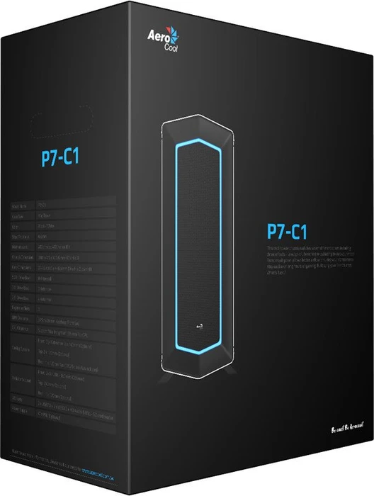 AeroCool Project7 P7-C1 schwarz, Acrylfenster
