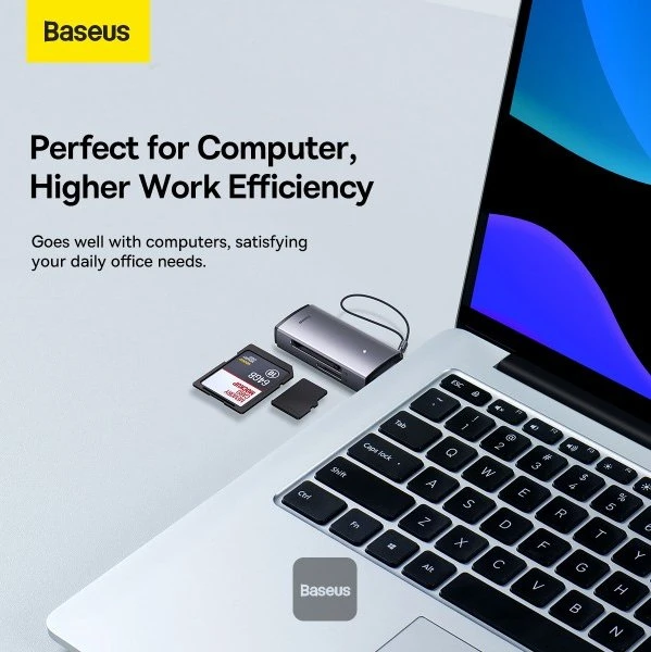 Baseus Lite Series Card Reader, USB-A 3.0 [Stecker]