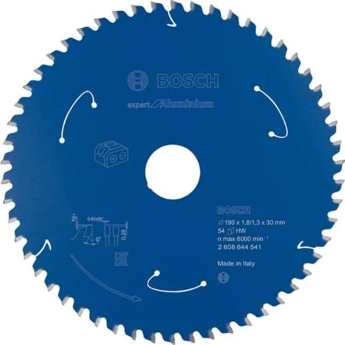 Bosch Professional Expert for Aluminium Kreissägeblatt 54Z, 190x1.3x20mm, 1 Stück
