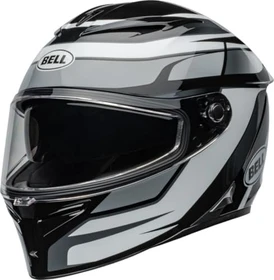 Bell Lithium-MIPS schwarz/weiß/grau