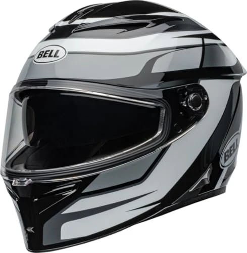 Bell Lithium-MIPS schwarz/weiß/grau