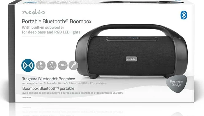Nedis Bluetooth Party Boombox