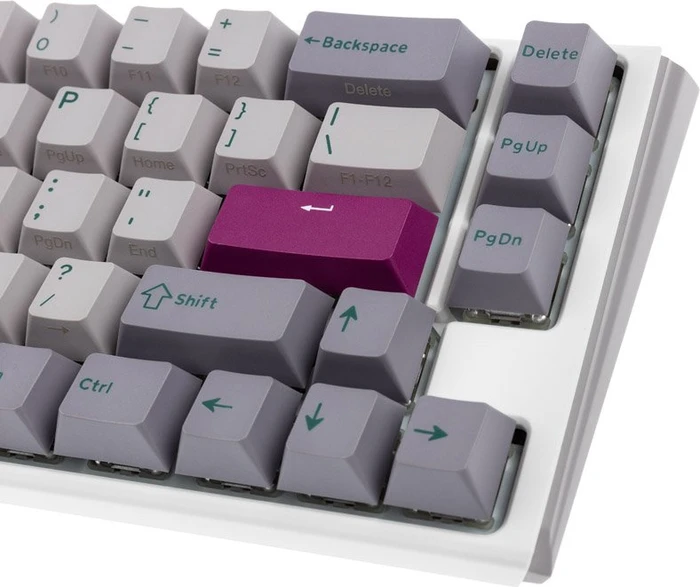 Ducky One 3 SF, Mist Grey, PBT, LEDs RGB, MX SILENT RGB RED, USB, US