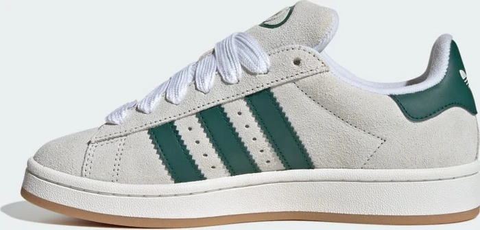 adidas Campus 00s crystal white/core white/collegiate green (Damen)