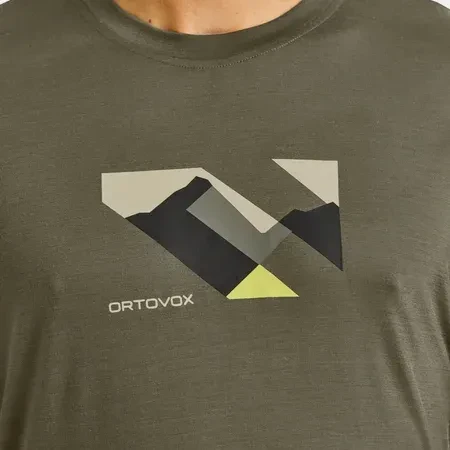 Ortovox 140 Cool Landscape Funktionsshirt kurzarm dark wild herbs (Herren)