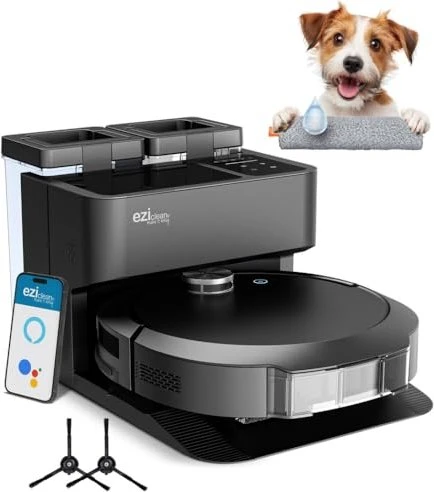 Eziclean All-in-One Z10 Plus Saug-/Wischroboter inkl. Absaug-/Reinigungsstation
