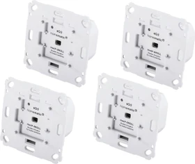 eQ-3 Homematic IP Rollladenaktor für Markenschalter, Rolllädensteuerung, 4er Set