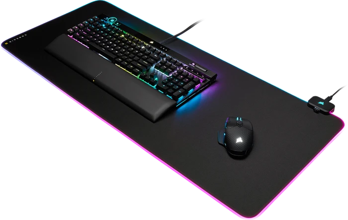 Corsair MM700 RGB Extended Mouse Pad, 930x400mm, schwarz
