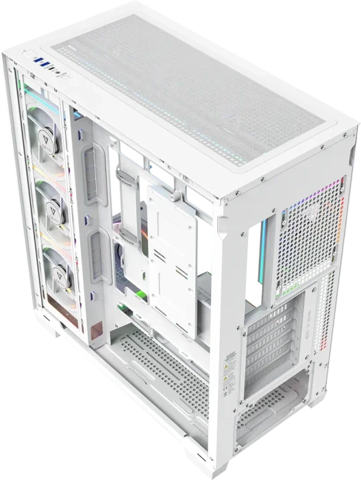 Modecom Volcano Stellar Plus 5F White, Glasfenster
