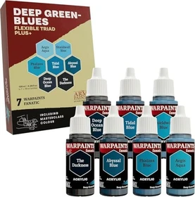 Army Painter Warpaints Fanatic Flexible Triad Plus Deep Green-Blues Farbset, 7-tlg.