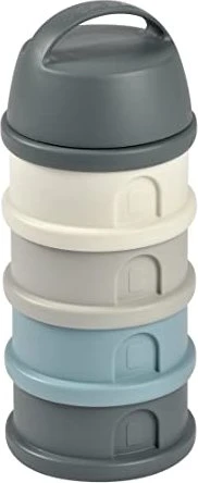 Beaba Dosierbox Aufbewahrungsbehälter-Set, mineral grey/blue
