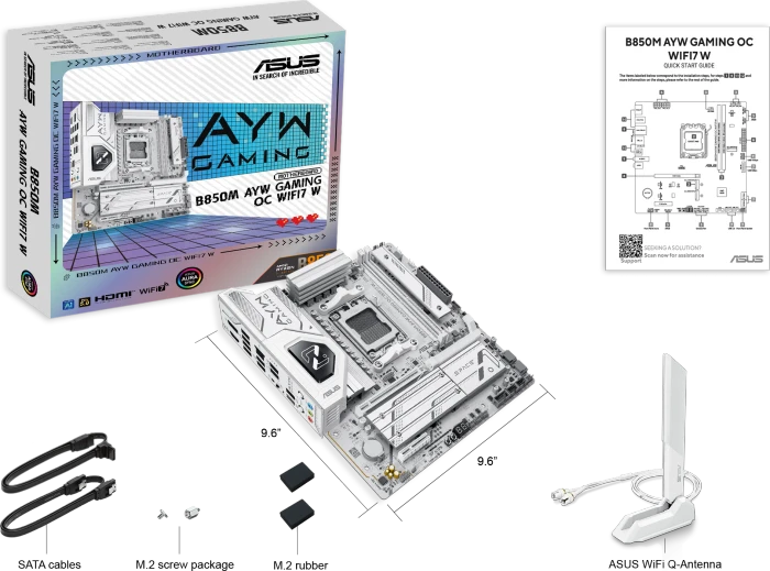 ASUS B850M AYW Gaming OC WIFI7 W (AMD AM5)