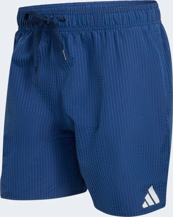 adidas Seersucker Gestreift 5 Zoll Badeshorts dusky petrol/dark blue (Herren)
