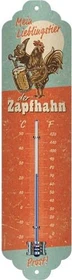 Nostalgic Art Retro Thermometer Lieblingstier Zapfhahn, analog