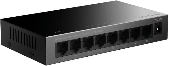 Strong Desktop Gigabit Switch, 8x RJ-45