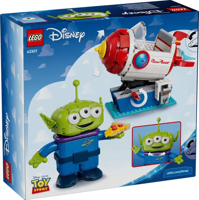 LEGO Disney - Alien mit Pizza Planet Raketenfahrt