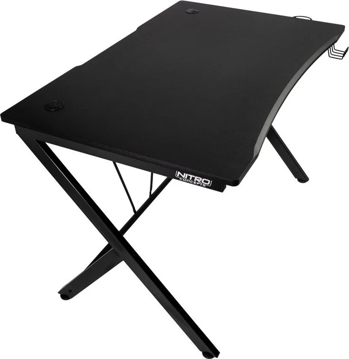 Nitro Concepts D12 Schreibtisch 116x76cm schwarz/schwarz