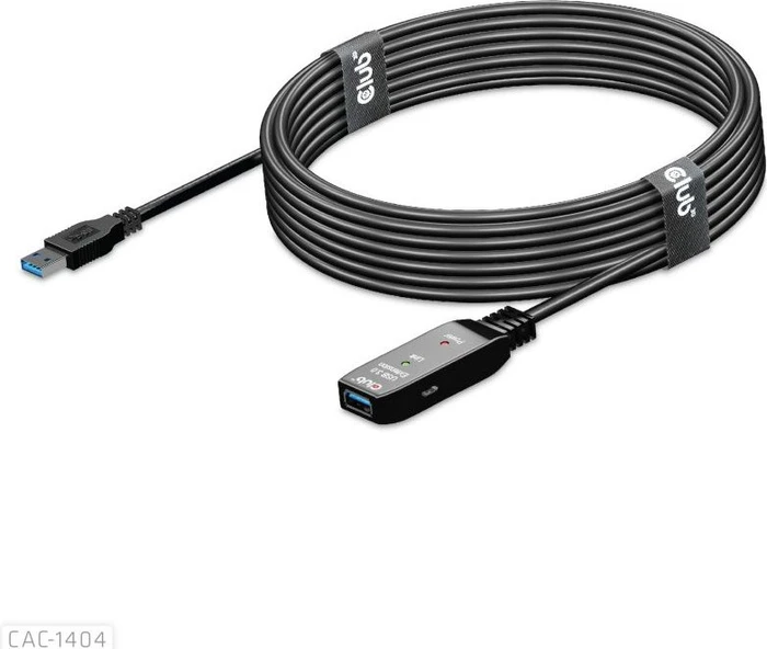 CLUB3D USB A GEN 1 Repeater Kabel 5 Meter bis zu 5Gbps Image