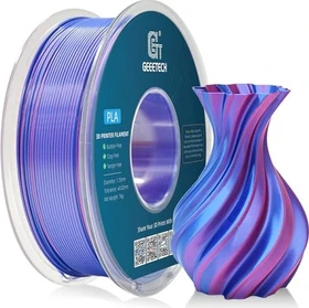 Geeetech PLA Silk, Dual blau & rot, Spule, 1.75mm, 1.00kg