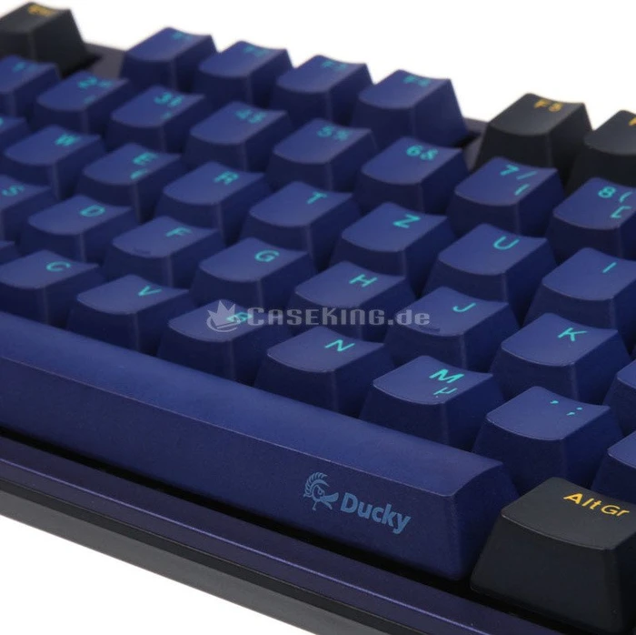 Ducky One 2 PBT blau, Horizon, MX BLUE, USB, DE