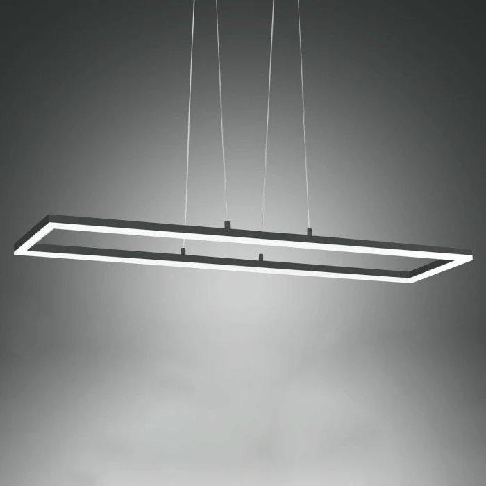 Fabas Luce Bard Pendelleuchte 92cm anthrazit