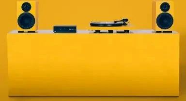 Pro-Ject Colourful Audio System goldgelb