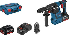 Bosch Professional GBH 18V-26 F Akku-Bohr-/Meißelhammer inkl. L-Boxx + 2 Akkus 5.0Ah