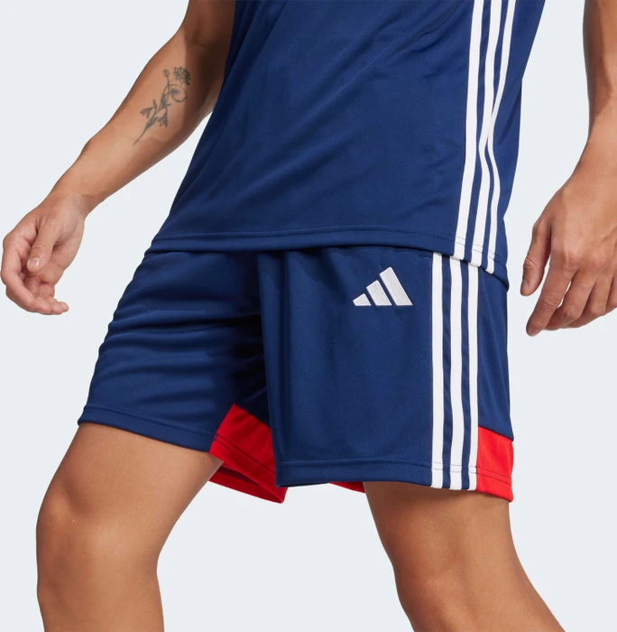 adidas Tiro 25 Essentials Trainingshose kurz team navy/red (Herren)