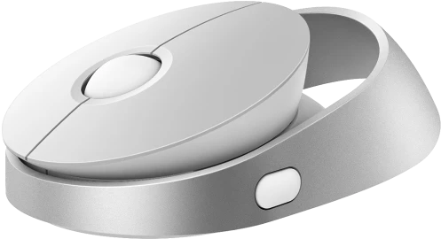 Rapoo Ralemo Air 1 Multi-mode Wireless Charging Mouse weiß/silber, USB/Bluetooth