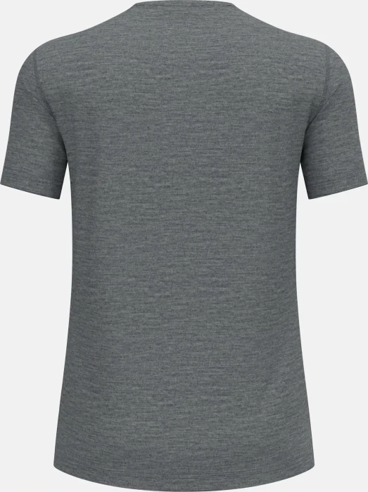 Odlo Natural Merino 160 Baselayer Funktionsshirt kurzarm odlo steel grey melange (Herren)